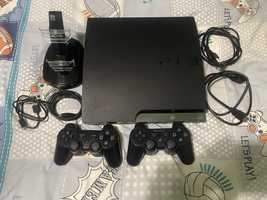 PlayStation 3 slim/ps 3 slim 320gb + 2 джойстики + док-станція