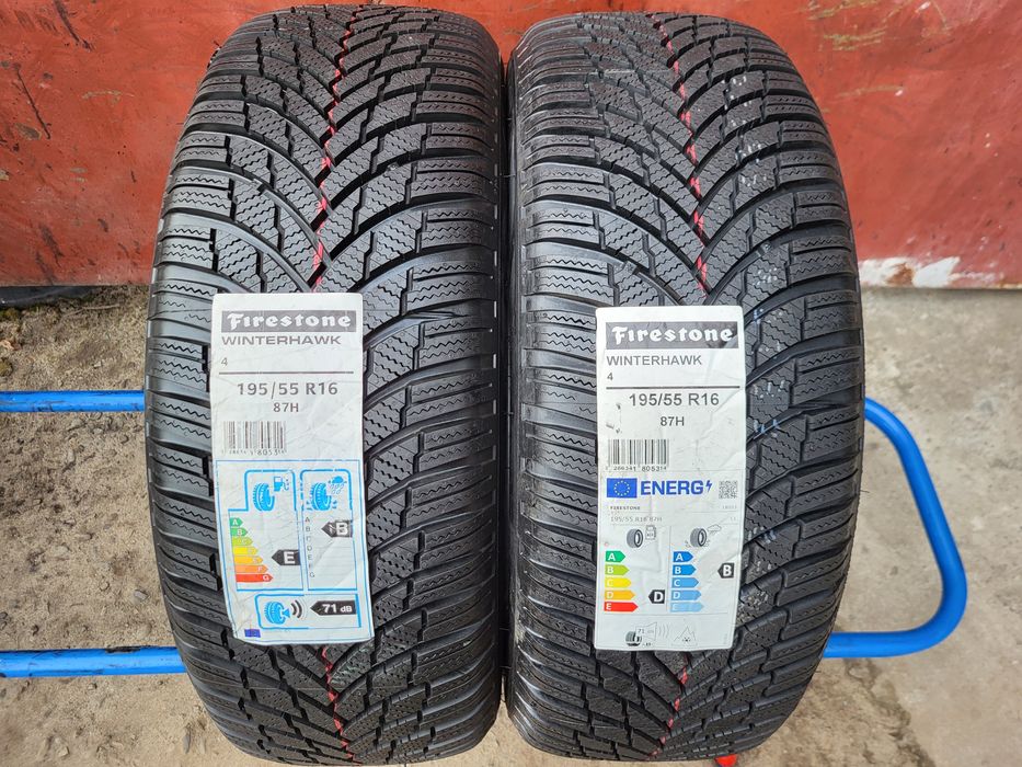 195/55/16 R16 Firestone WinterHawk 4 2шт ціна за 1шт шини