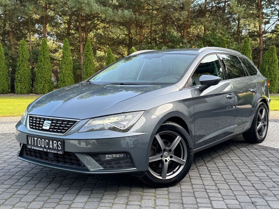 Seat Leon 2.0TDi*prawna gwar.przebiegu*radar*navi*pełny serwis*opłaty*
