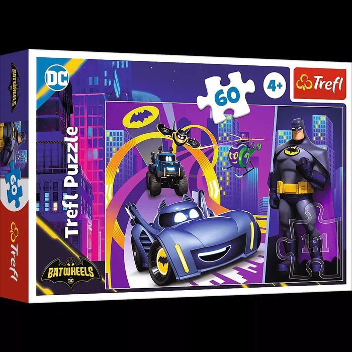 Puzzle 60el Trefl Batman I Jego Pojazdy Pud20. Trefl