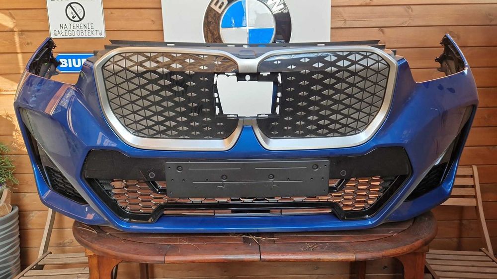 BMW X1 U11 Kompletny zderzak przedni M pakiet PDC + PMA wiązka