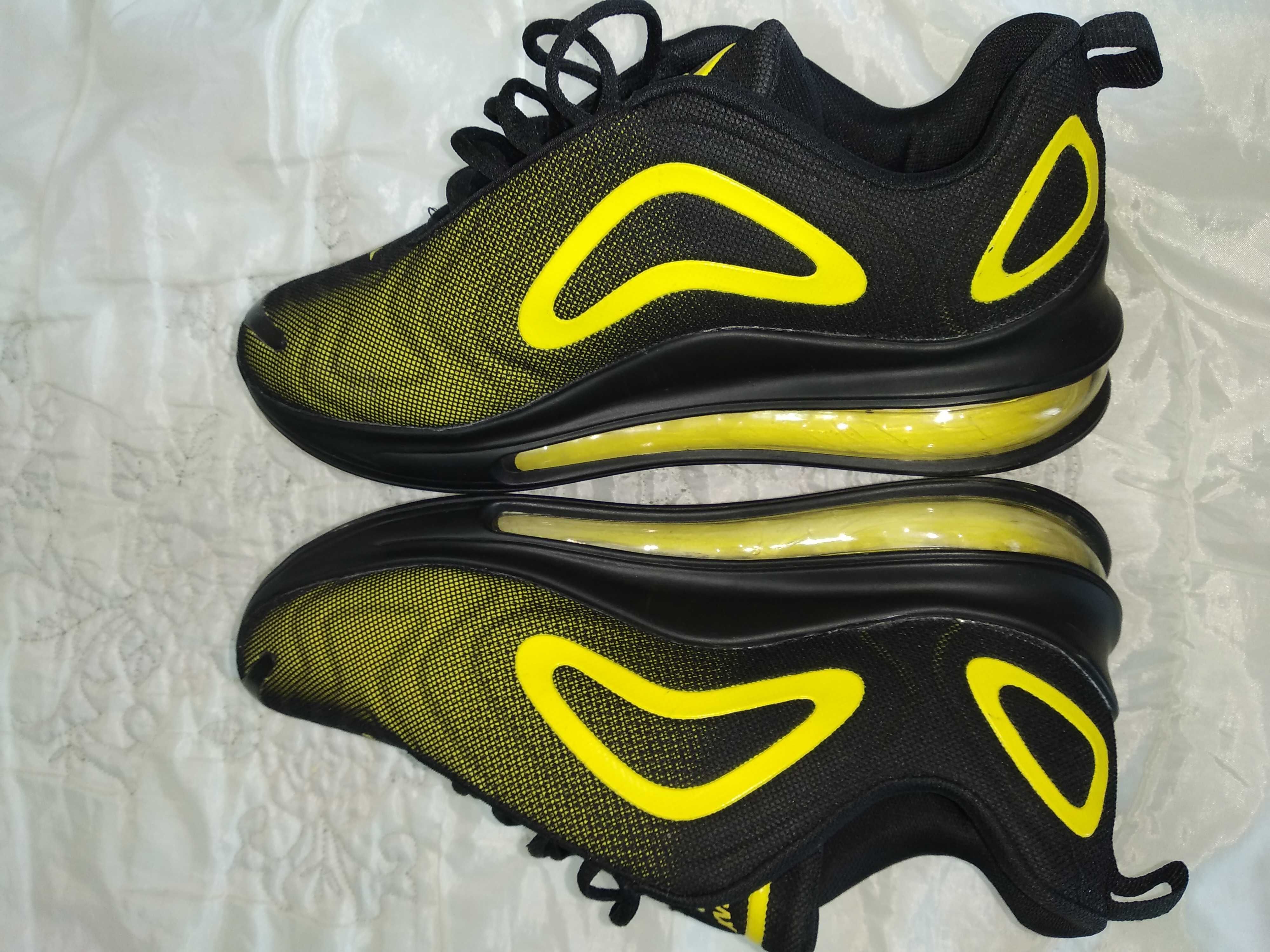 Кросівки Nike Air Max повітряна подушка, жовті з чорним