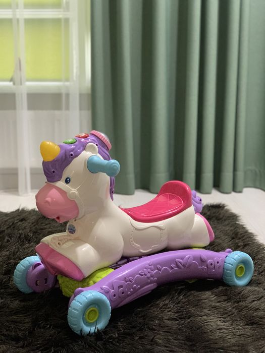 VTech Игрушка обручающий единорог 2 в 1 каталка качалка