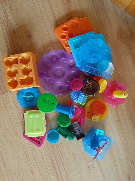 Play doh formy do ciastoliny kuchnia śmieciarka