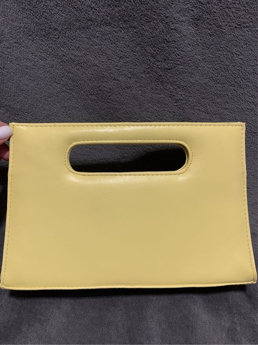 Жовта сумка, клатч нова