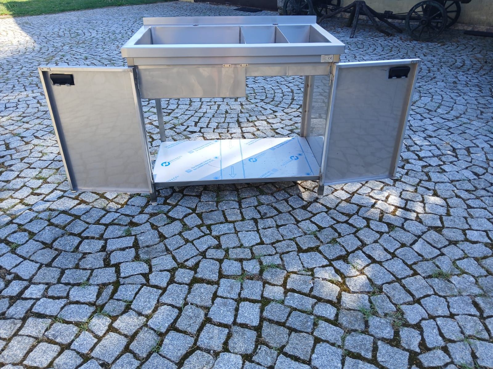 Kąciki sanitarne 100×60×85 trzy komorowy