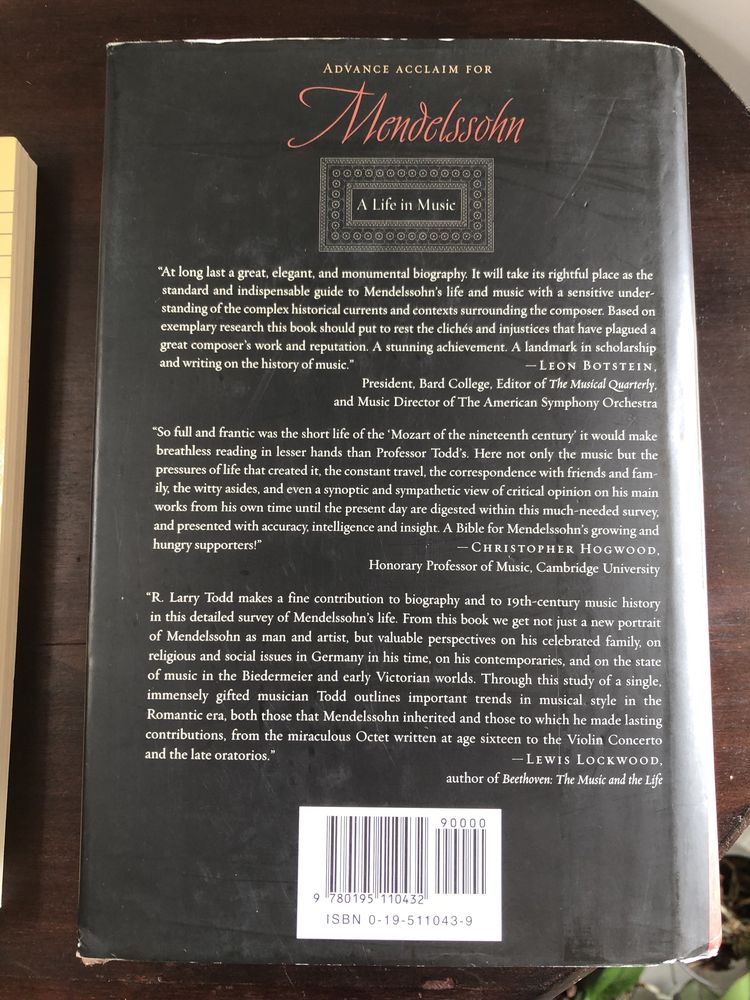 MENDELSSOHN A Life in Music Cambridge Companion Concertos Música coral