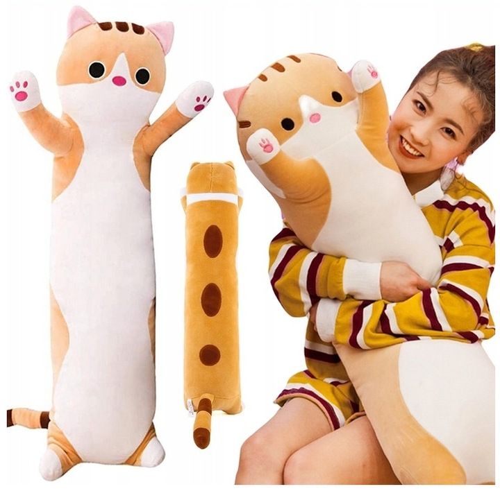 Pluszak Maskotka Dlugi Kot Pluszaki Duzy Xxl 90cm - Idealny Prezent