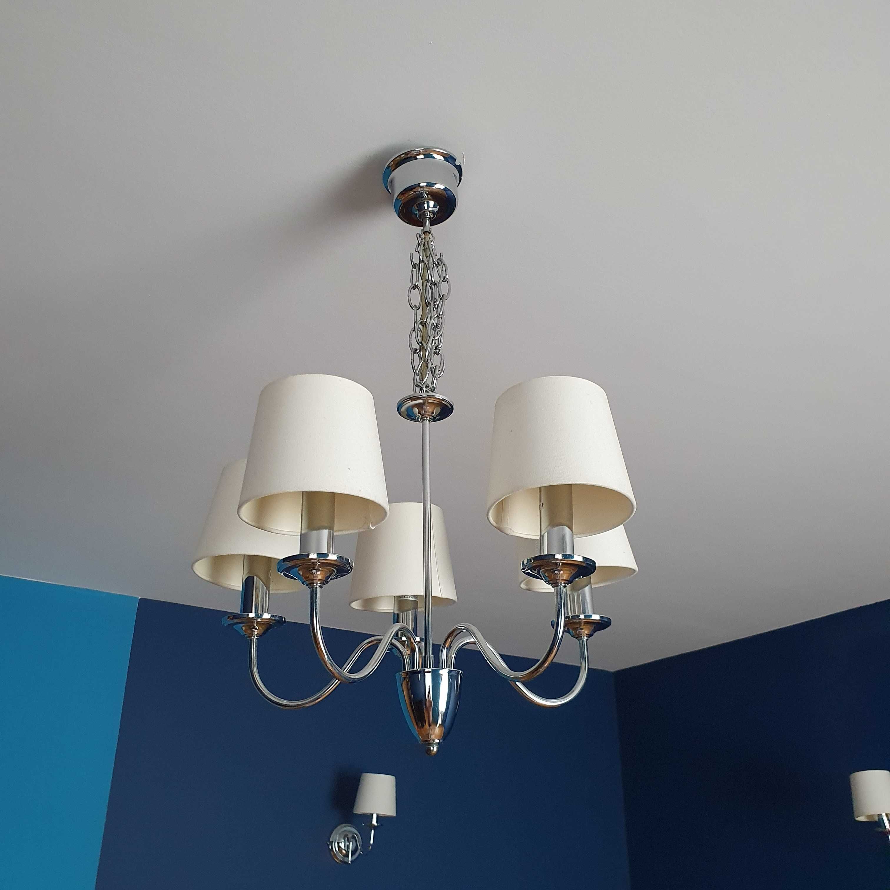 Żyrandol i 3 kinkiety – komplet   lampa   kinkiet