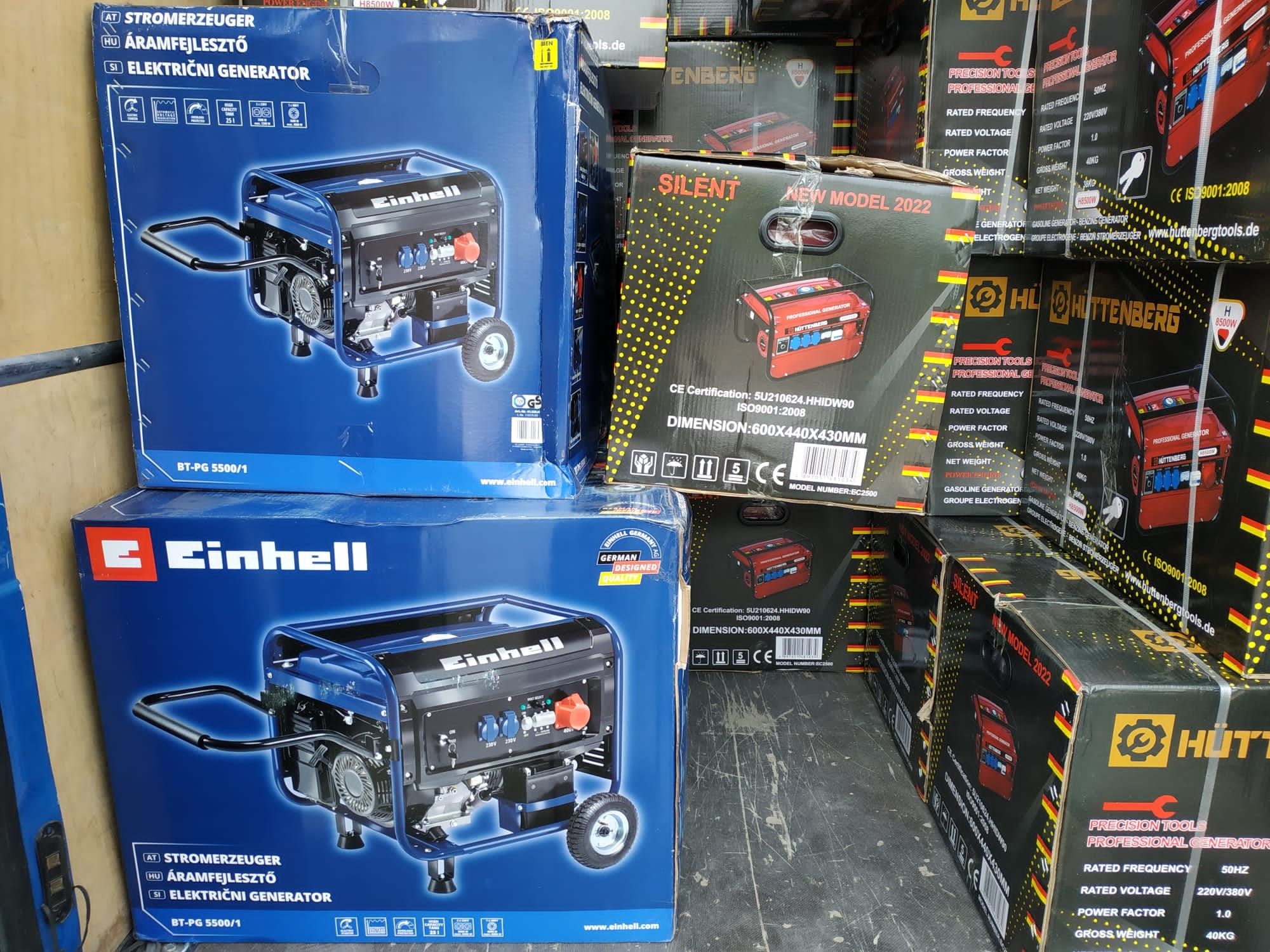 Agregat generator prądotwórczy 5kw 80kg 220/380v! Z akumulatorem Nowy!