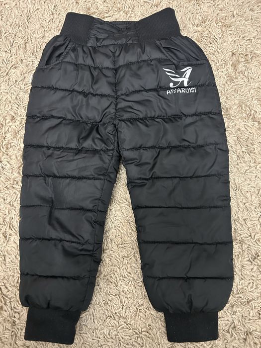 Зимові , дуті , утеплені , на флісі штани 100розмір