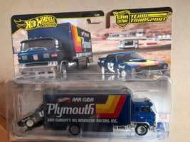 Nowość Hot Wheels Team Transport  '70 Plymouth AAR Cuda & Sakura Spr