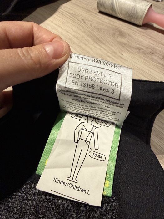 USG Kamizelka ochronna do jazdy konnej dla dziecka L level 3