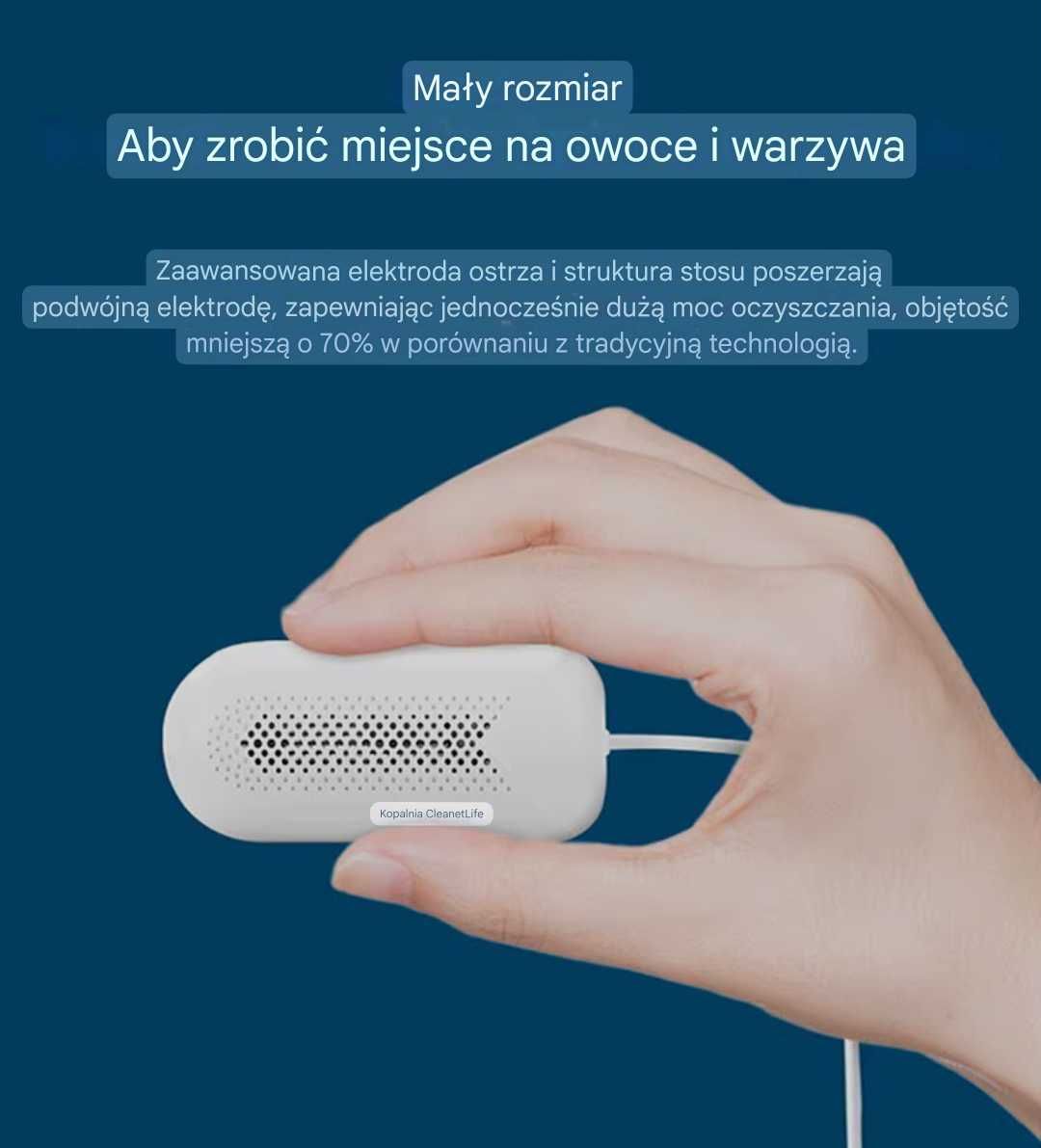 Sterylizator Urządzenie Do Dezynfekcji Owoców i Warzyw Domowe