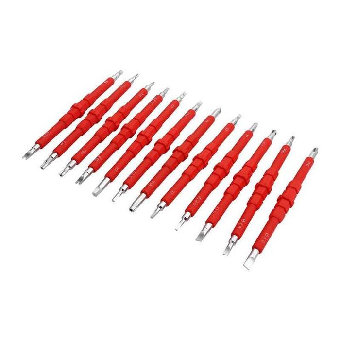 ŚRUBOKRĘTY IZOLOWANE 14EL. do instalacji elektrycznych 1000 W KD5971
