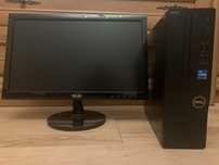 Komputer Dell Vostro 3710 + monitor Asus.