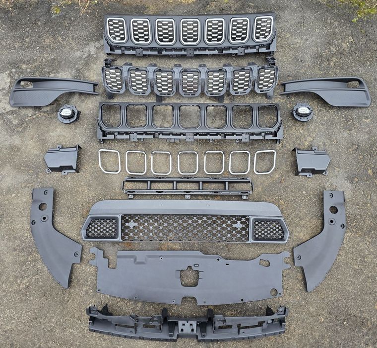 JEEP COMPASS Решетка бампера переднего тонкая 2021 2022 2023