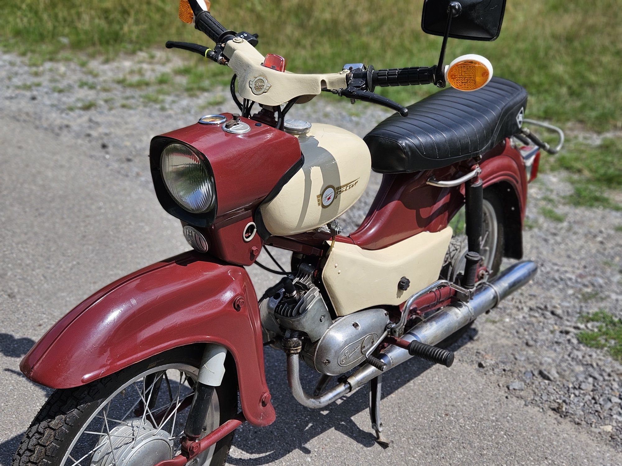 Simson SR4 - 2 Star (szpak) duża motorynka Komar schwalbe kolekcja