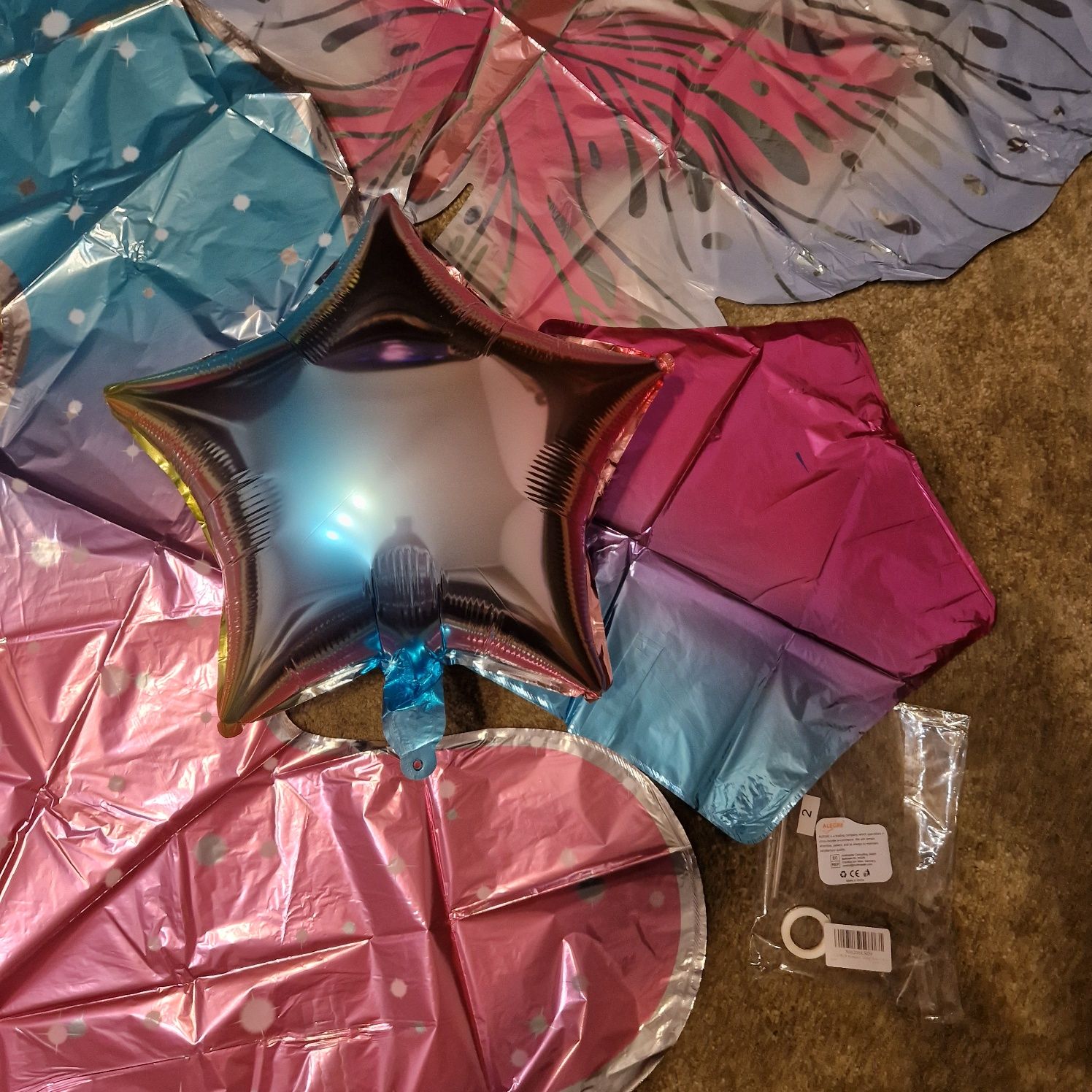 Balony dekoracyjne foliowe urodziny 2 lata nowe