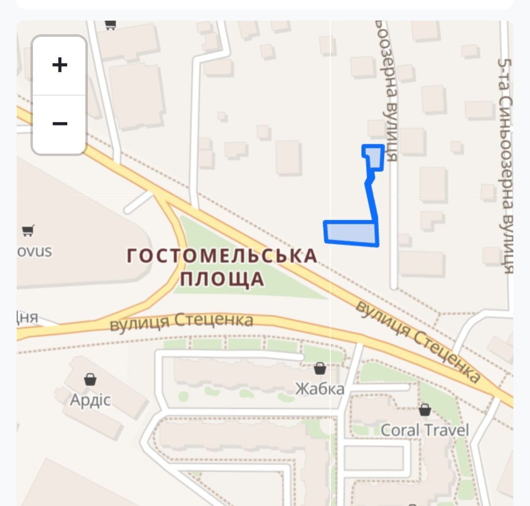 Продаж Ділянки м.Київ, Подільський район, вулиця Стеценка, 38-А
