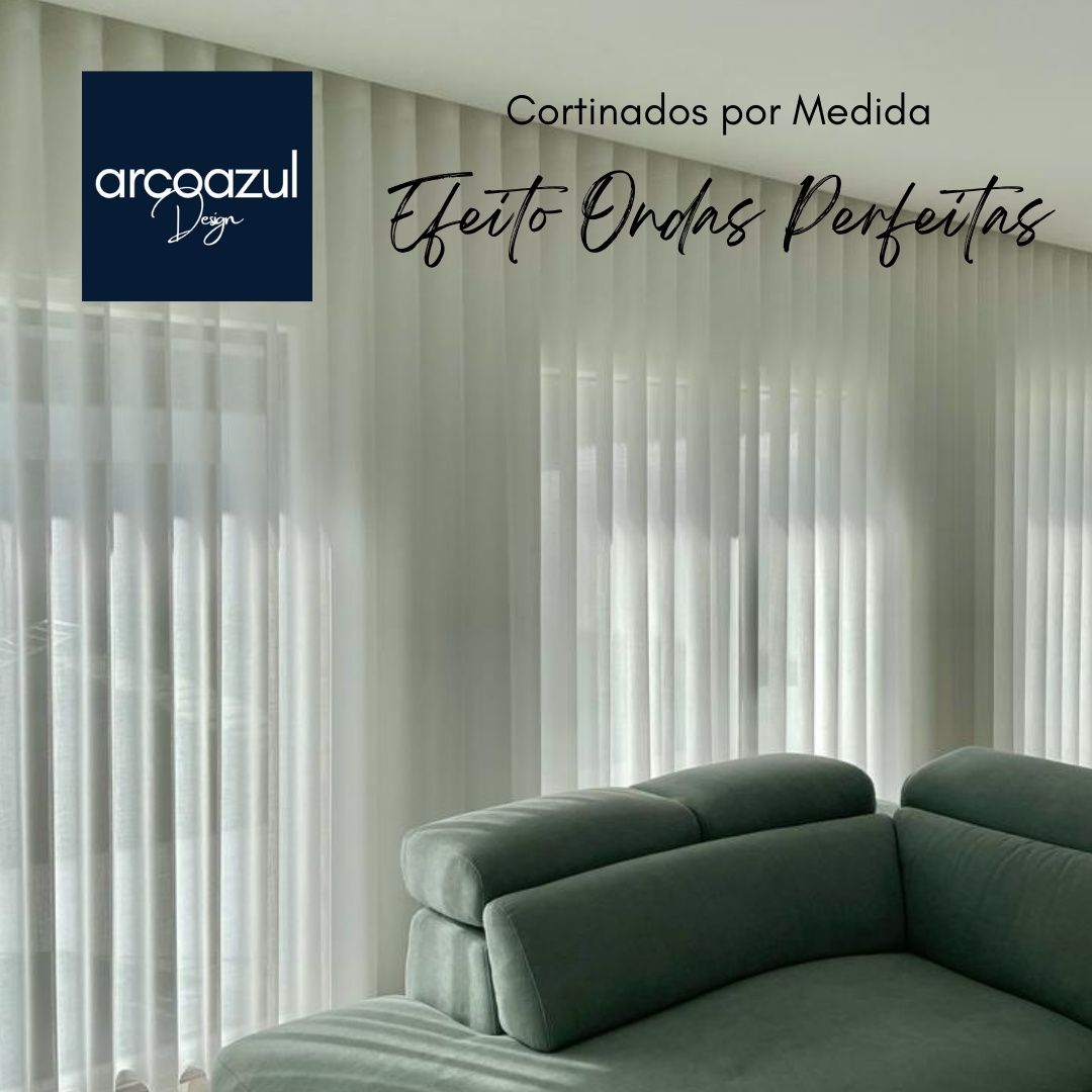 Cortinados Ondas Perfeitas " Waves " Por medida By Arcoazul Design