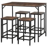 Conjunto Mesa de Bar com 4 Bancos- NOVO(NA CAIXA)