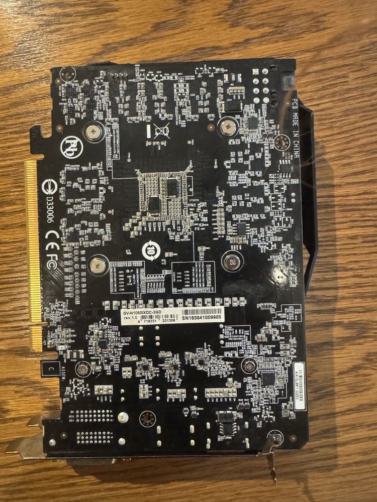 Karta graficzna Gigabyte GeForce GTX 1060 Mini ITX 3G