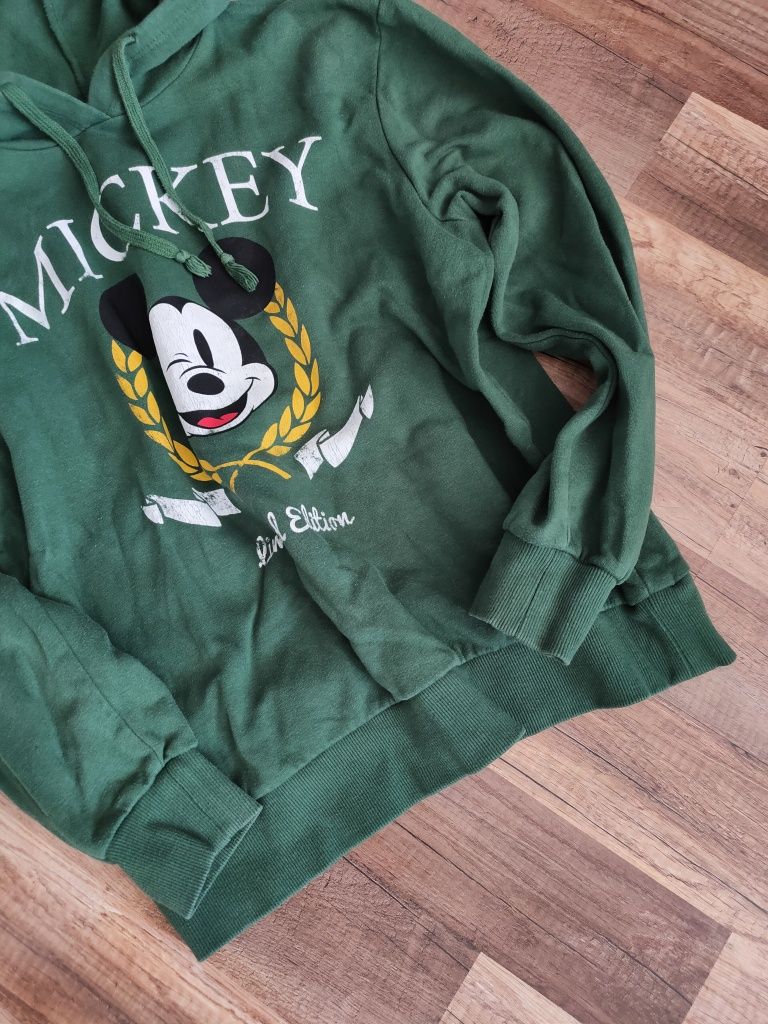 Zielona bluza z kapturem Disney Mickey S