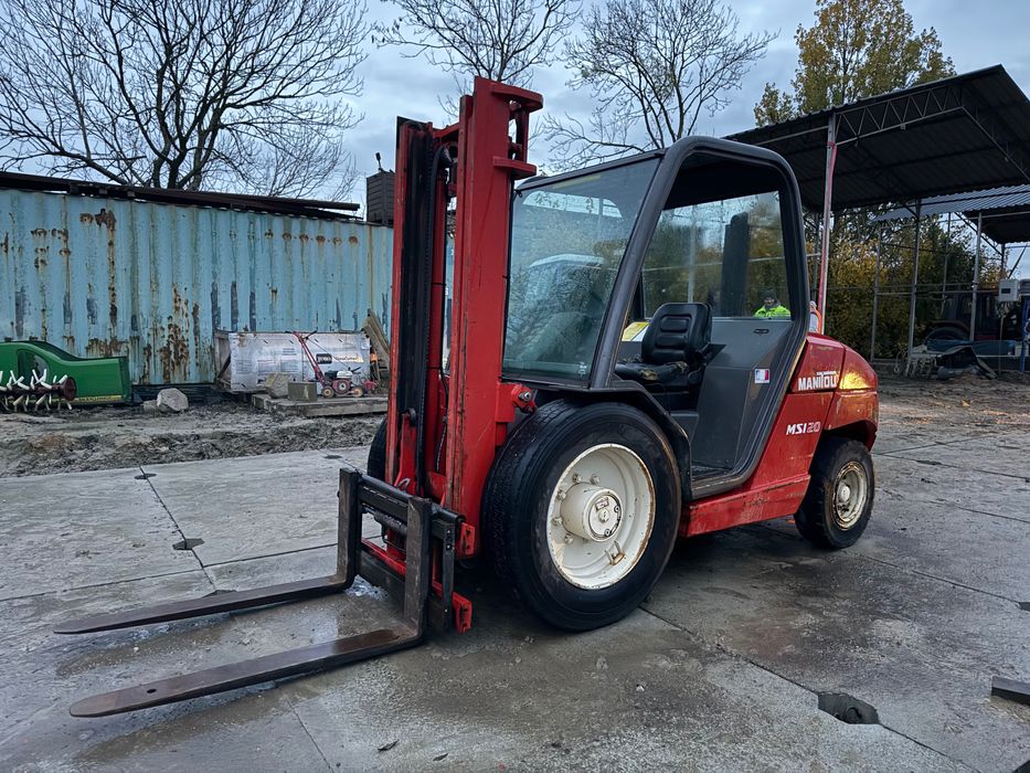 wózek widłowy terenowy MANITOU MSI20 przesuw boczny diesel 2200mth