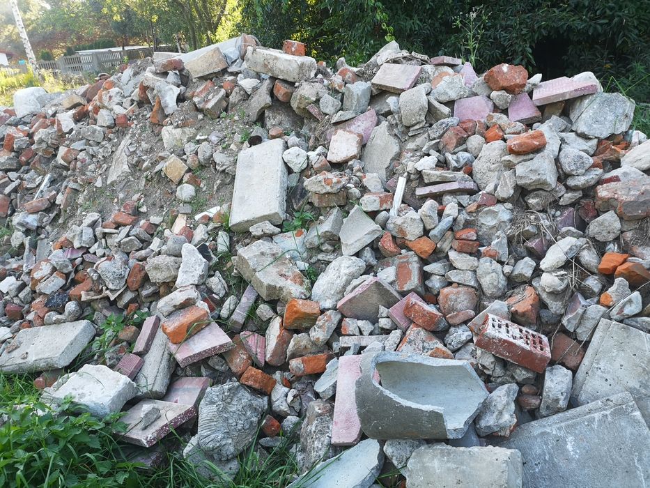 Gruz z transportem utwardzenie terenu minikoparka