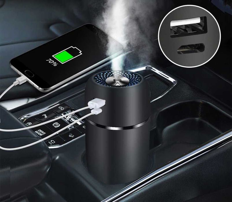 Nawilżacz Powietrza Do Samochodu Domu Ultradźwiękowy Zapachowy