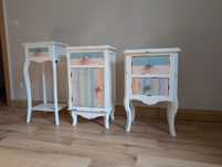 Urocze szafeczki Shabby Chic - komplet 3 sztuki!