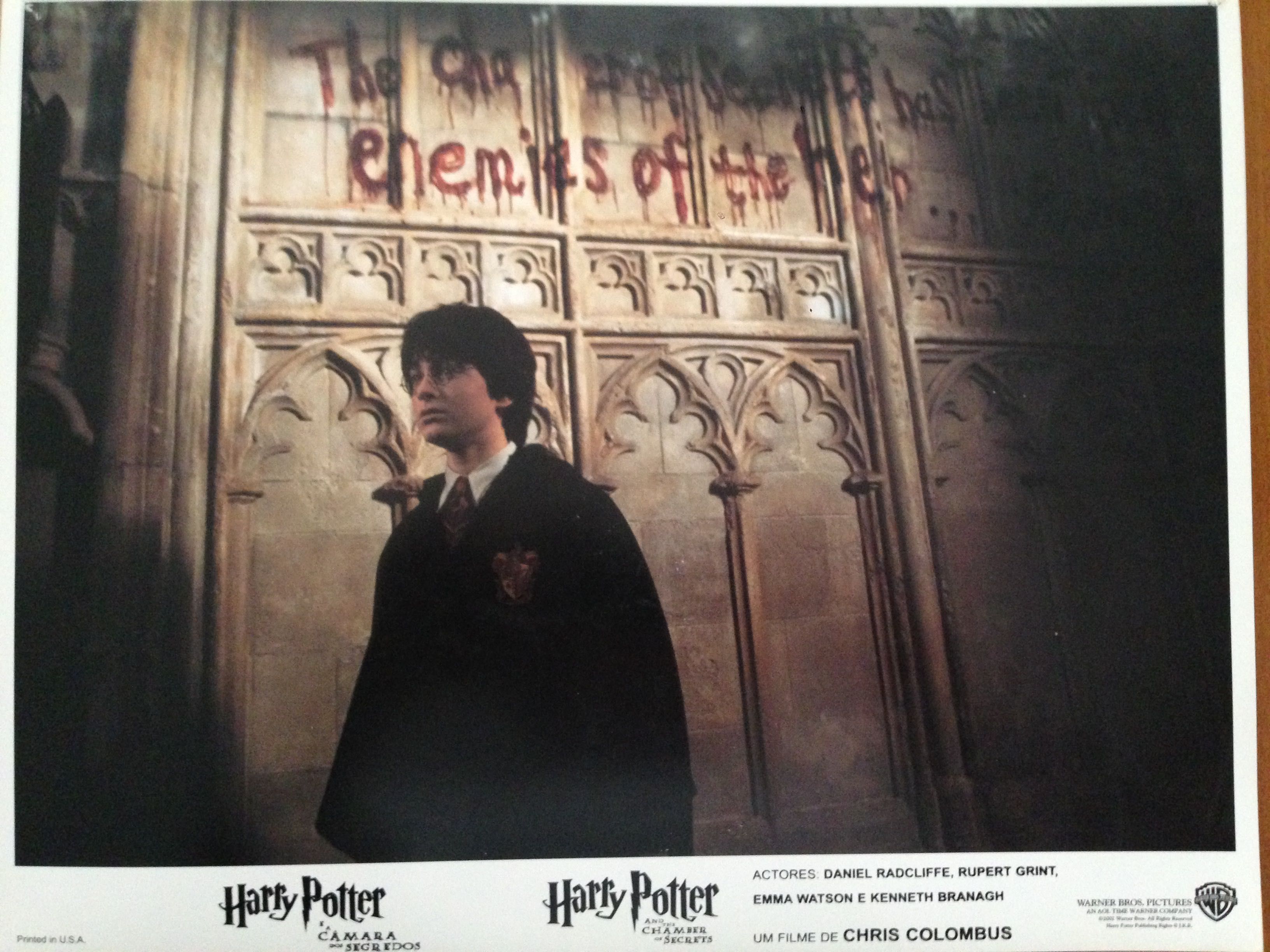 Cartazes cinema originais cos filmes Harry Potter