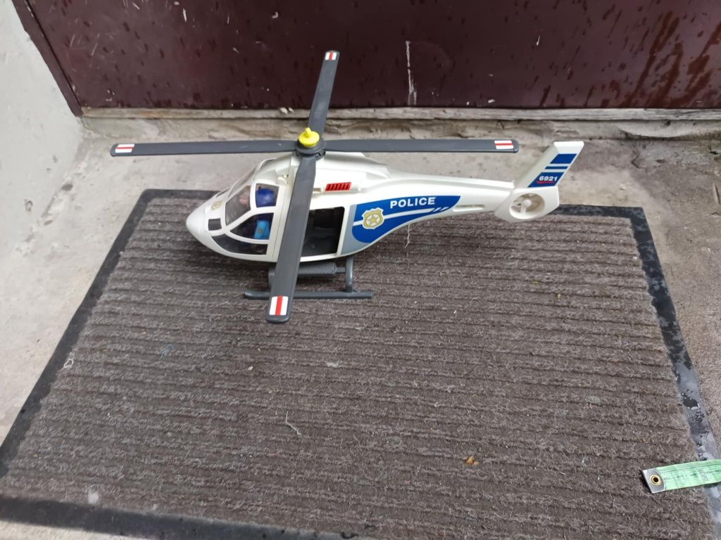 Śmigłowiec helikopter policyjny z zalogą od Playmobil