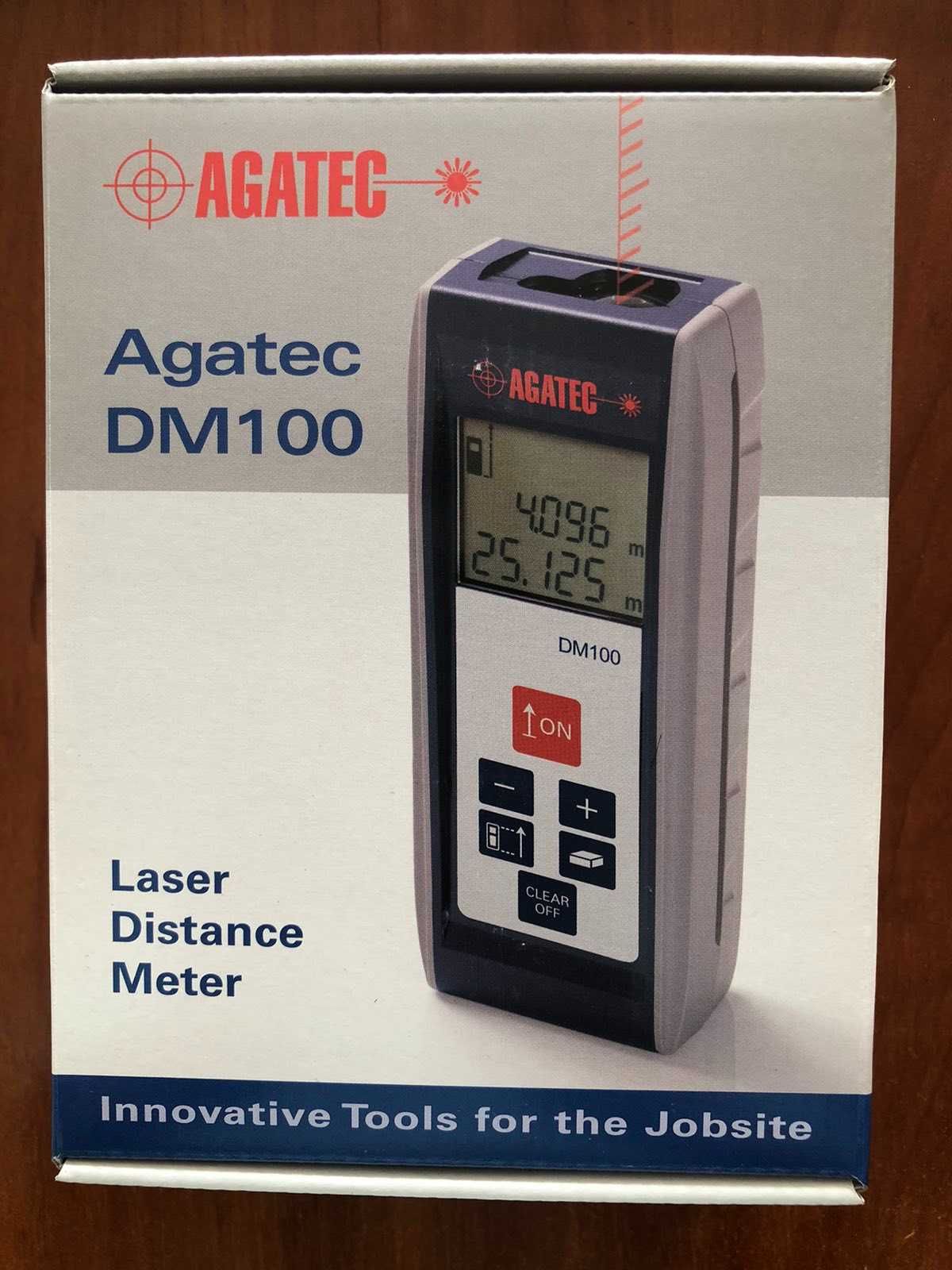 Лазерна рулетка (далекомір) Agatec DM100