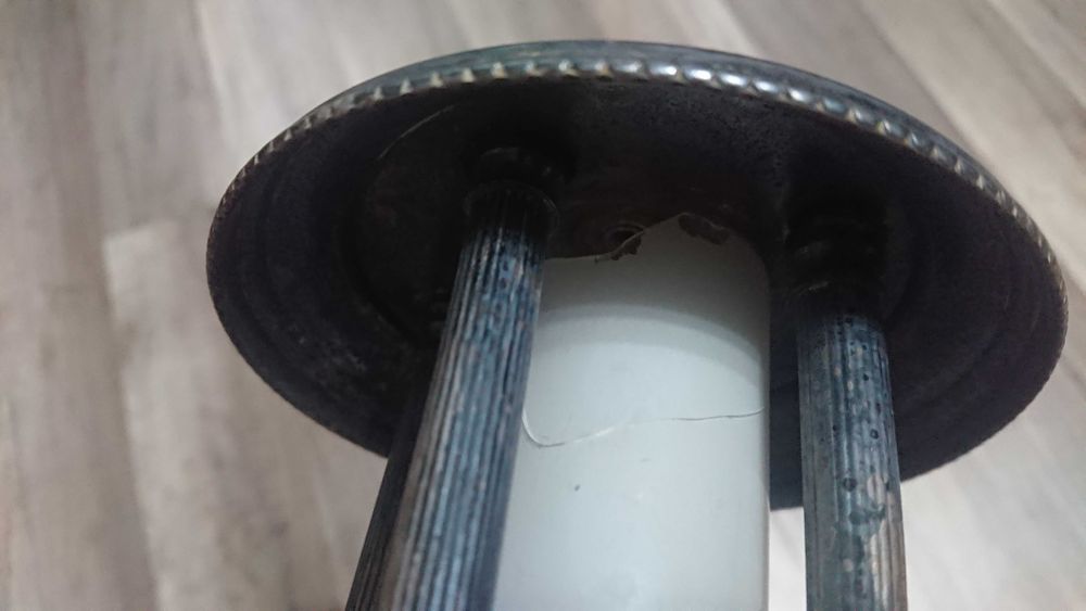 stara kolekcjonerska lampa latarnia sprawna PRL unikat