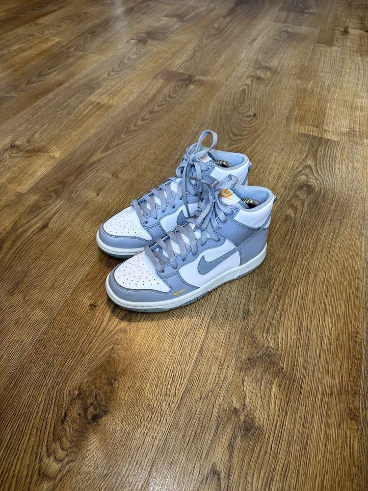 Кросівки Nike Dunk High Next Nature GS Wolf Grey Marigold