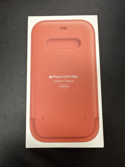 Capa original nova em pele Apple iPhone 12 Pro Max