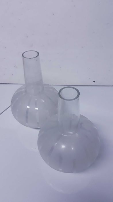 Tulipa vidro fosco. Vintage