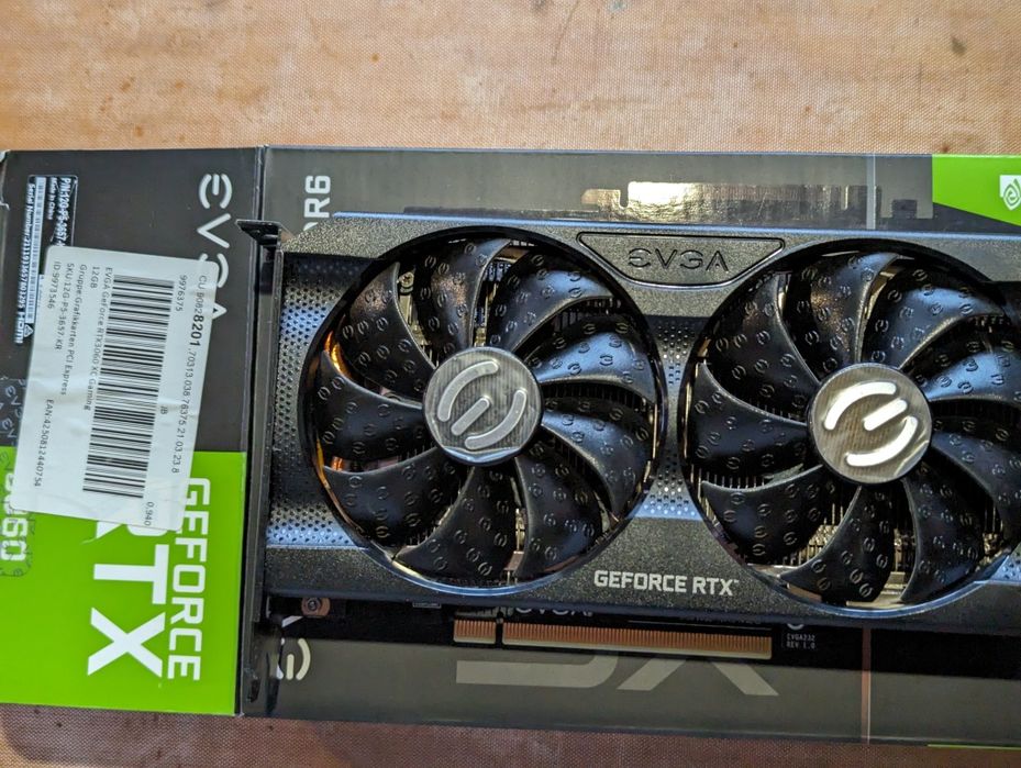 Продам відеокарту RTX 3060 EVGA
