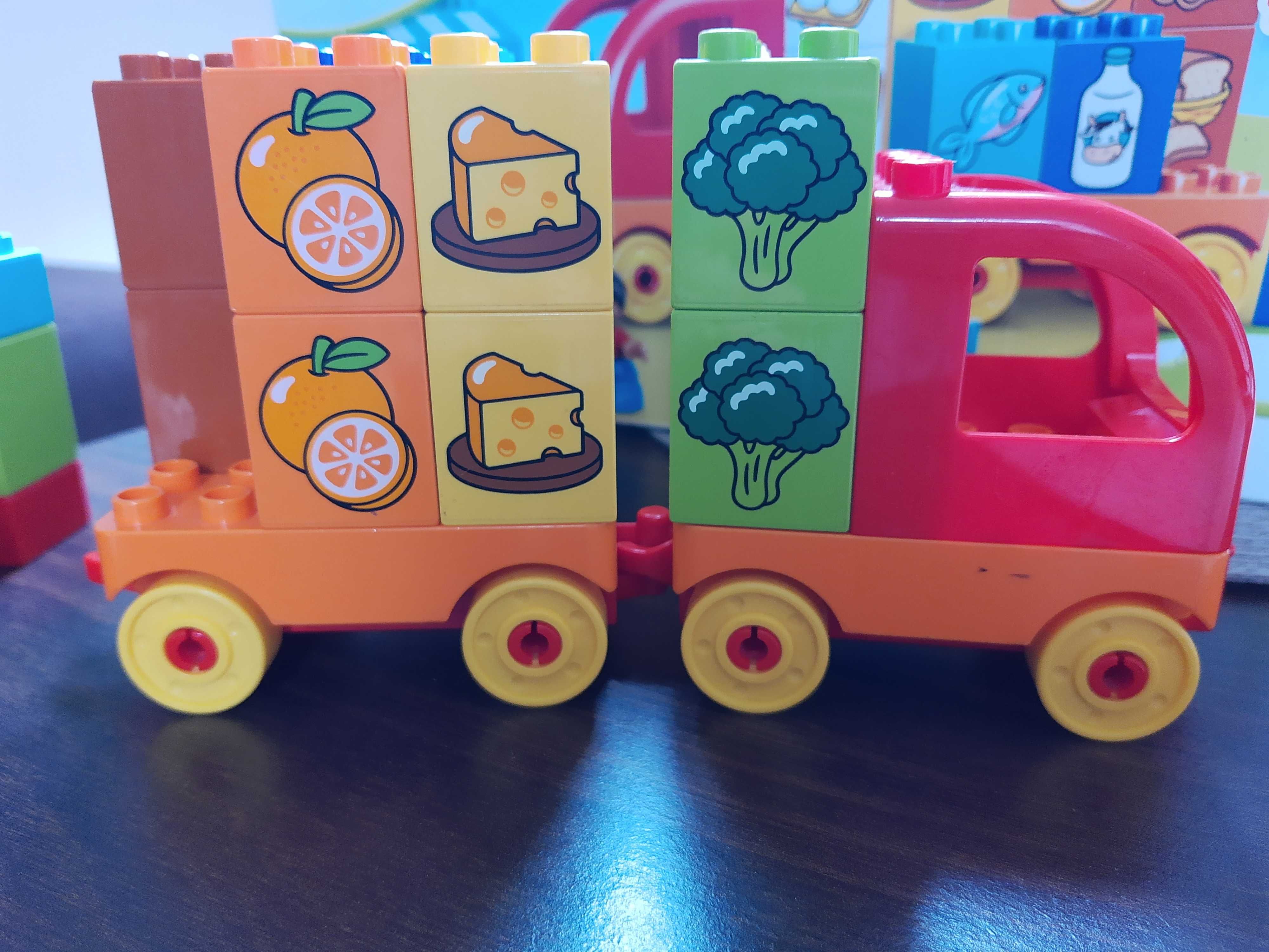 10818 moja pierwsza ciężarówka, tir, pociąg, jedzenie LEGO Duplo