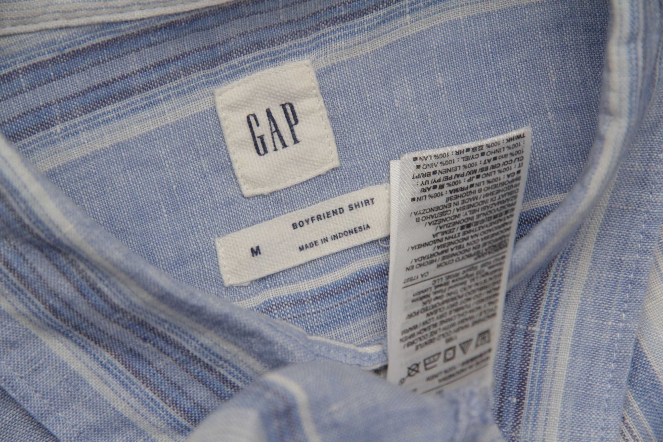 GAP рр  M  рубашка льняная рубашка из льна