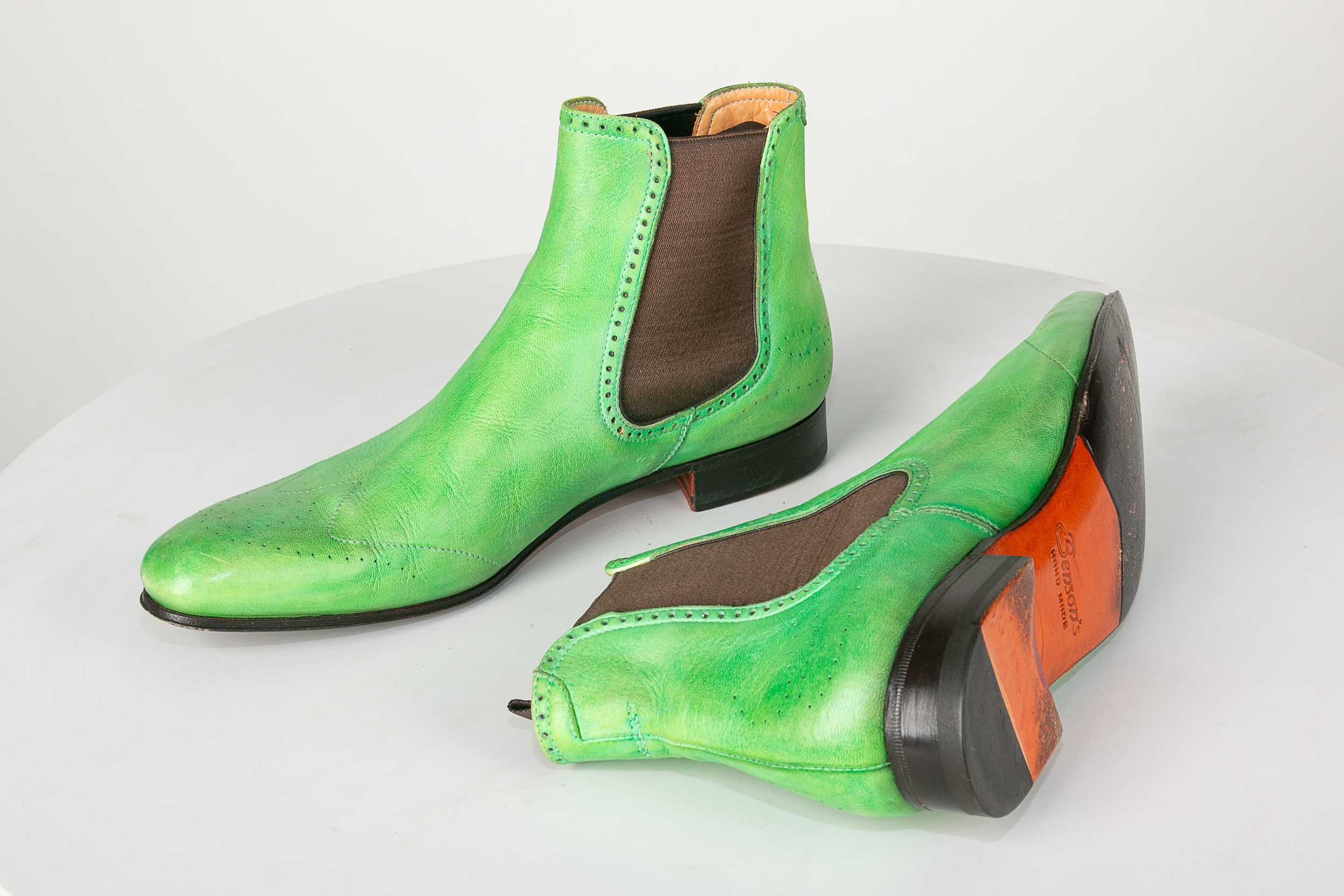 Экстравагантные моднейшие ботинки челси Benson's, Италия, 100% кожа