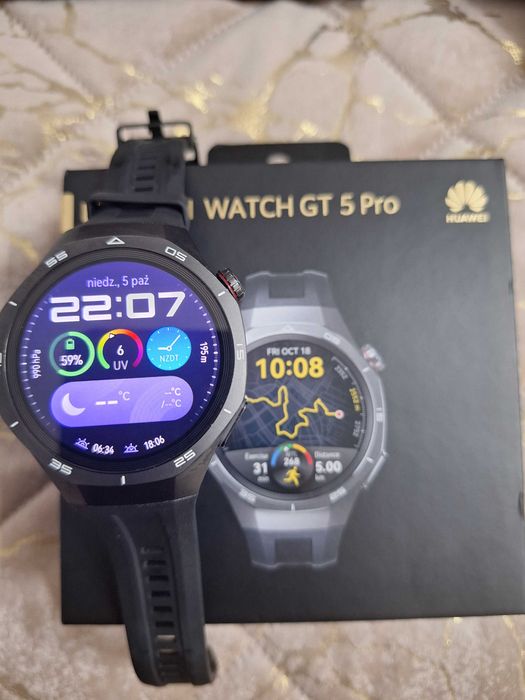 Smartwatch Huawei GT 5 Pro Active na gwarancji