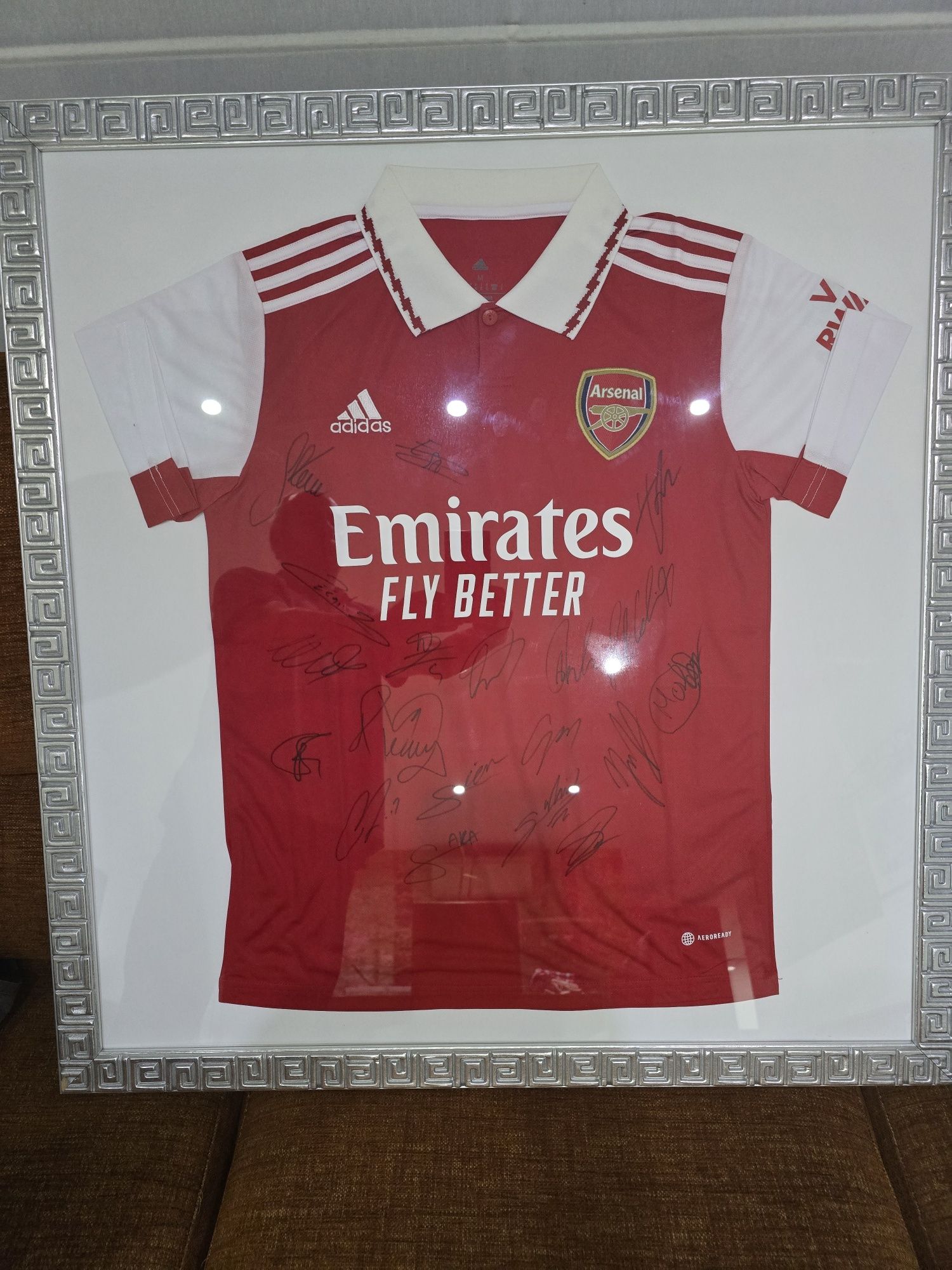 Camisola Oficial Arsenal autografada