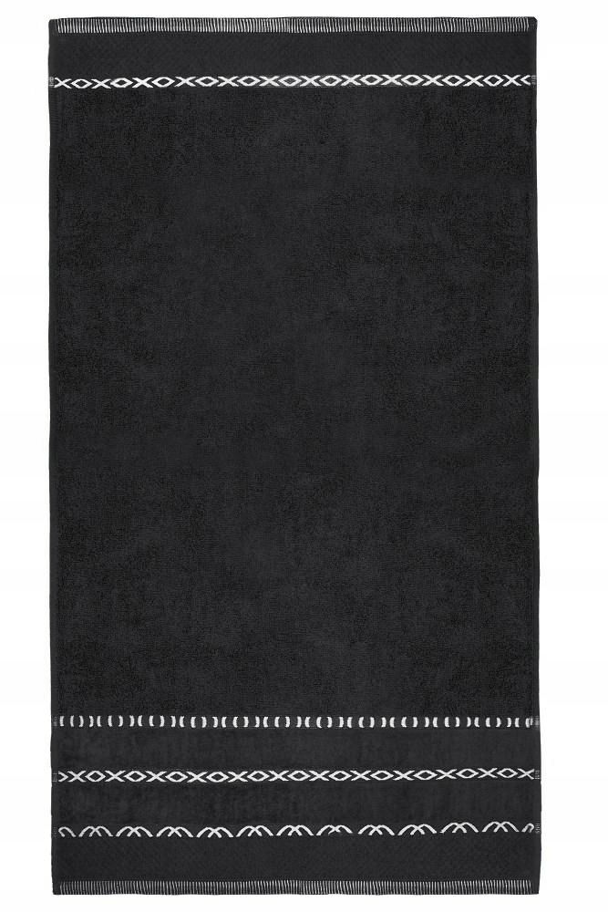 Ręcznik Gino 30x50 czarny 86/550g/m2 frotte