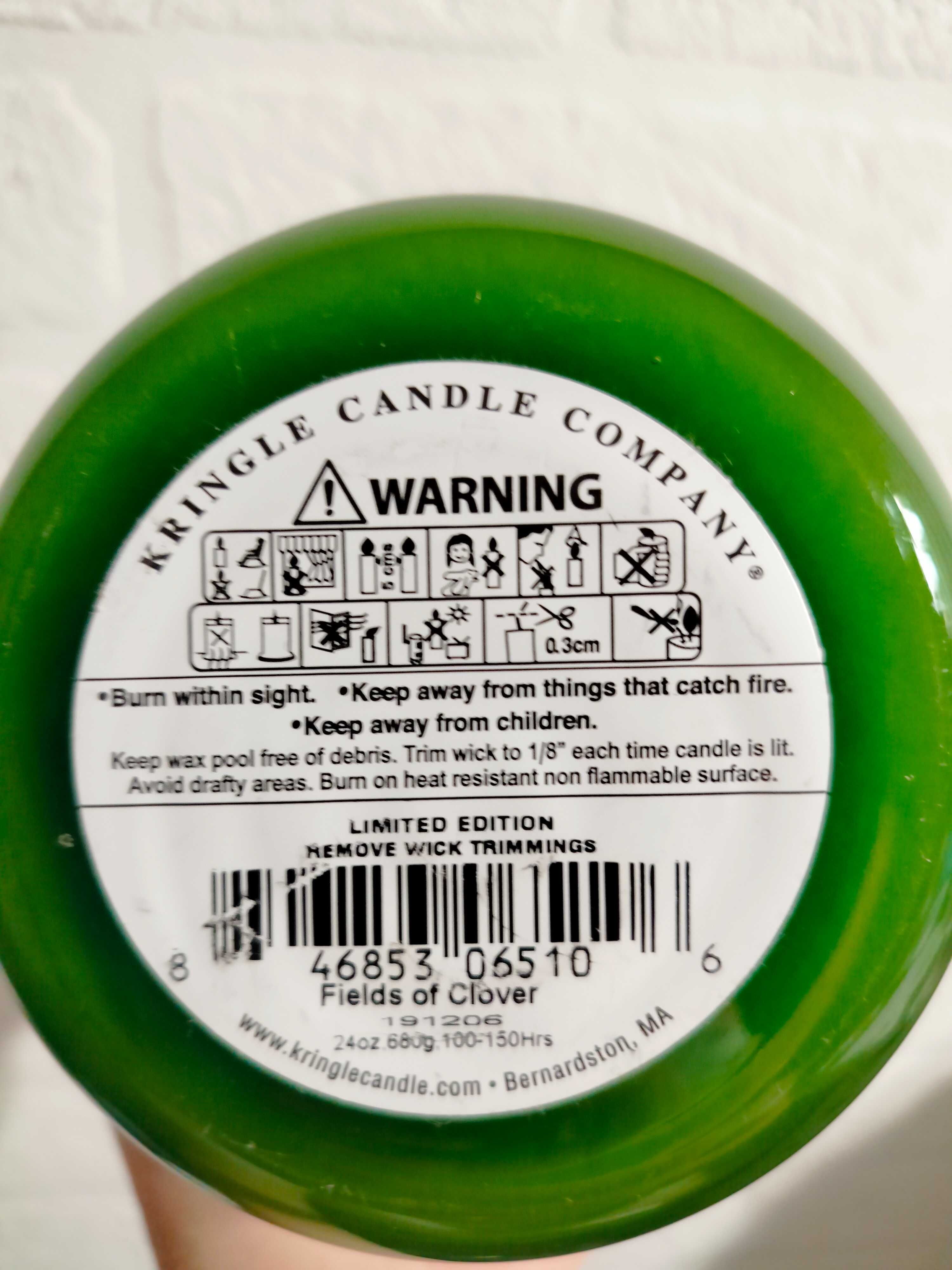 Duża świeca Fields Of Clover Country Candle 680g limitowana 2019r