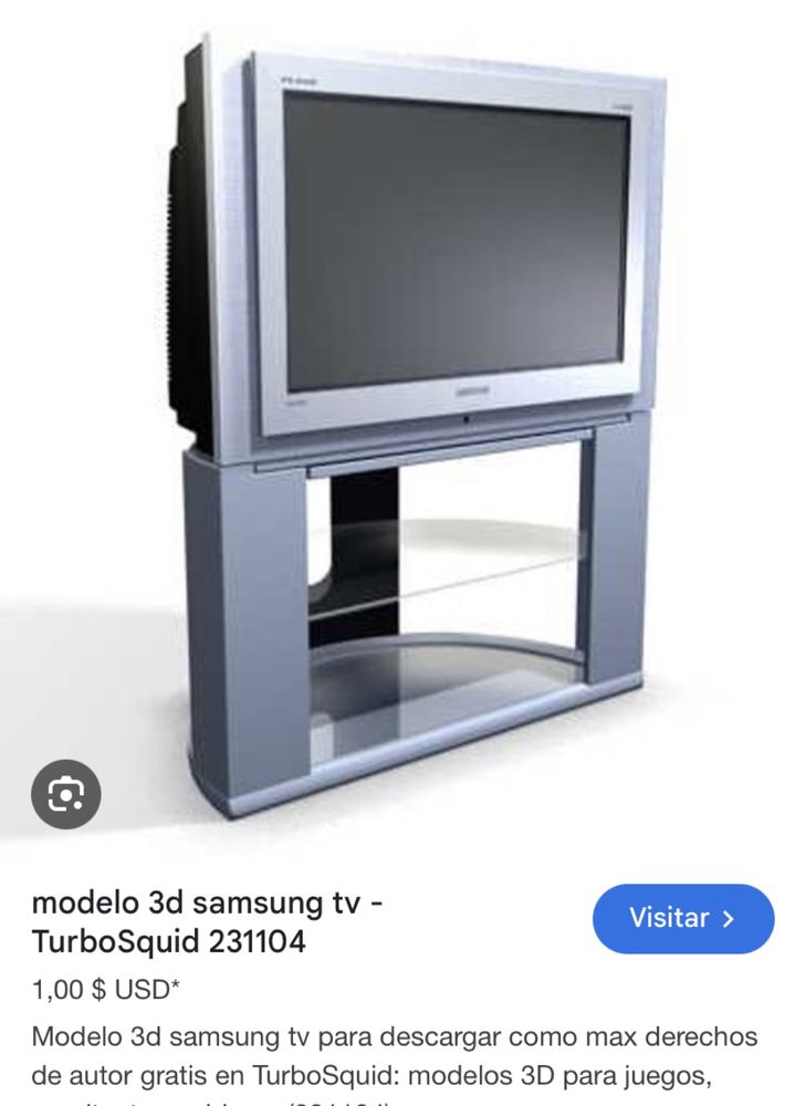 TV Samsung antiga 76cm com movel