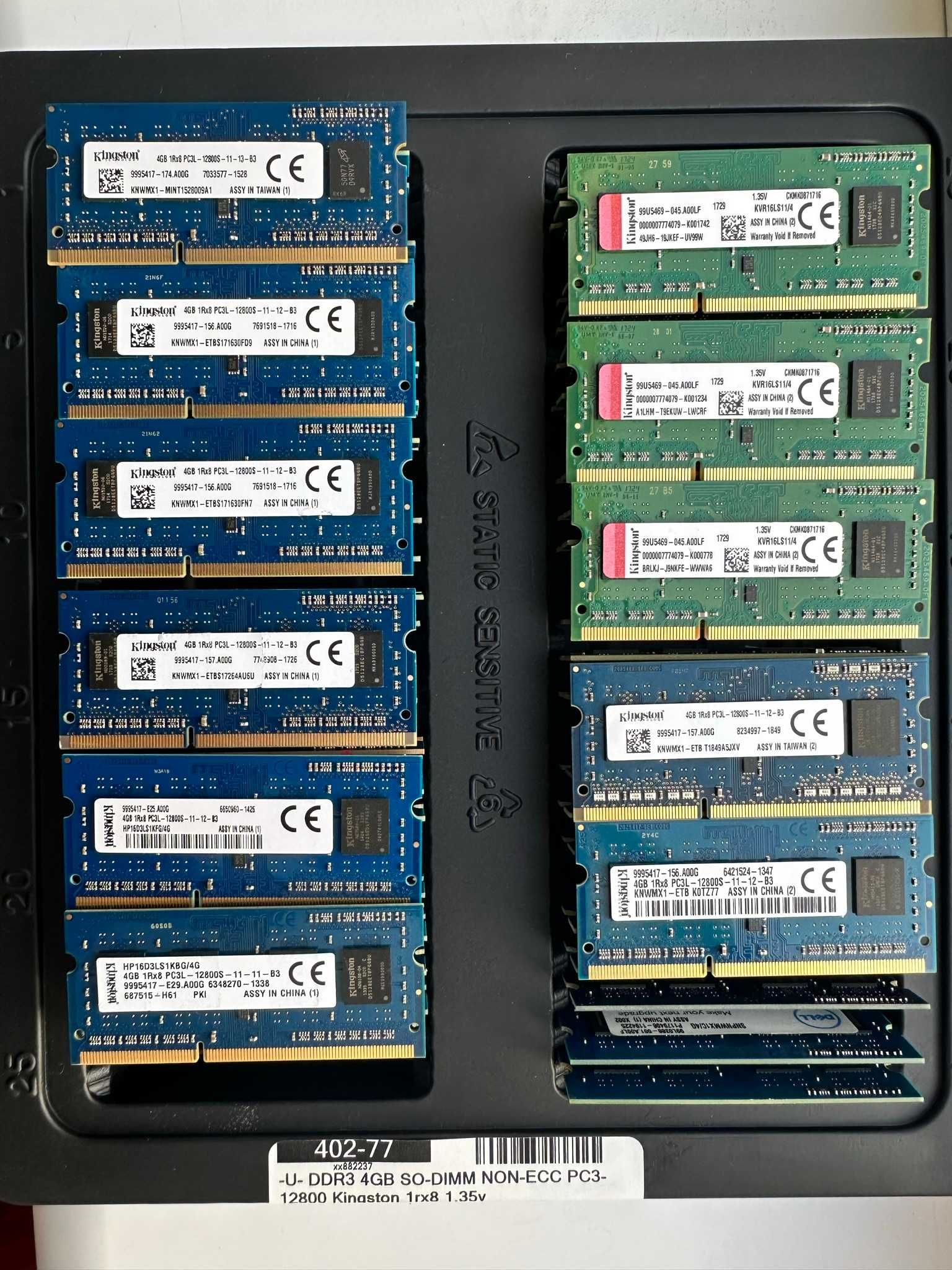 DDR3 для НОУТБУКА Оперативна память 4\8 gb So-Dimm (1.5/.35v)