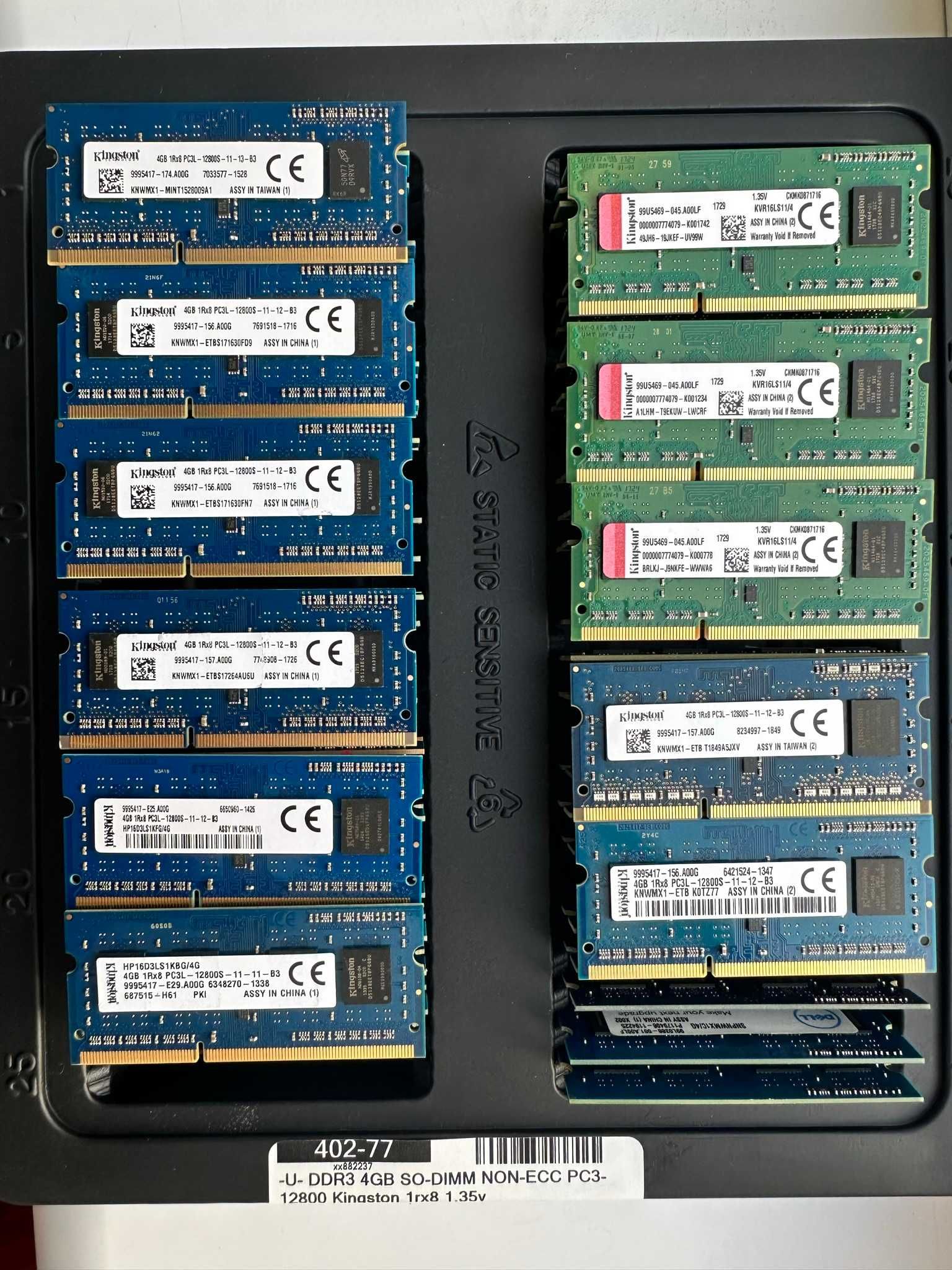 DDR3 для НОУТБУКА Оперативна память 4\8 gb So-Dimm (1.5/.35v)